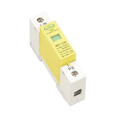 China 20ka 4P 10KA-20ka AC 275v 385V 400V surge protector surge protective device SPD HDU for sale