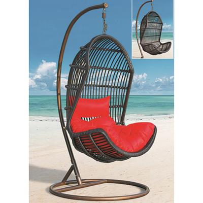 China Eco-freindly Indoor Hanging Cane Egg Garden Swing Chair for sale