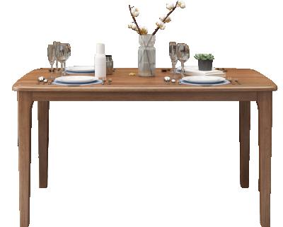 China Nordic minimalist style solid wood dining table and chair set dining table cooling set for sale