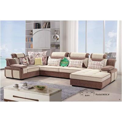 China Super Comfortable Classic European Fabric Solid Wood Frame Couch Living Room Sofa for sale