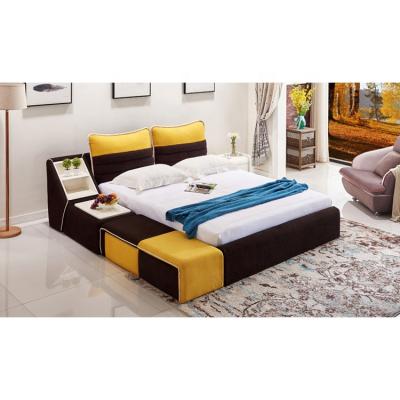 China Comfortable Modern Latest Design Furniture Wooden Beds for sale