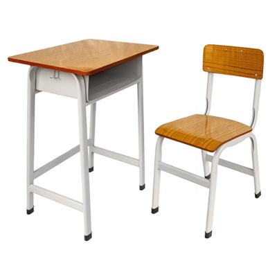 China Environmental Friendly School Bookshelf Wooden Student Desk Chair for sale