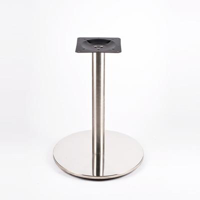 China Regular Removable Brushed Stainless Steel Dining Table Legs for sale