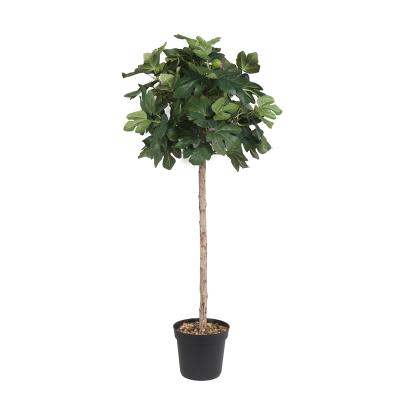 China 2022 Art Decor china plant supplier simulation silk green trees for garden decoration artificial fake ficus plant banyan tree for sale