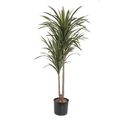 China Minimalist Artificial Green Plants Home and Garden Decoration Dragon Tree Plants Tree Plants Decor for sale