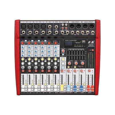 China M206 Factory Made Digital Audio 8 Sound And 4 Channel Mixer for sale