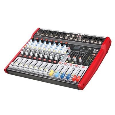 China New Design 7 Channel Audio Power Mixer M208 for sale