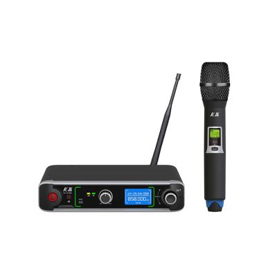 China Wireless Simple Wireless Microphone UHF PLL Microphone Systems for sale