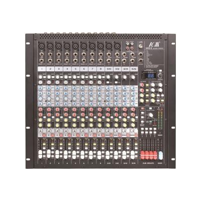 China Hot Sale Professional Audio Powered DJ Music Console Support Multi Channel Mixing Streaming Mixer M18.6 for sale