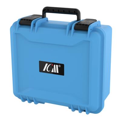 China Blue Color Customized Waterproof Shockproof Hard Plastic Tool Case IP67 Waterproof Shockproof Electronic Equipment Dustproof Carrying Case for sale