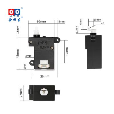 China Toy Toy accessories1: 24 1:16 steering ratio remote control gear box for sale