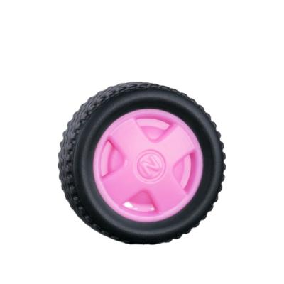 China Multicolor ABS/TPR Toy Hub Toy Accessories 17mm Toy Paint Wheel for sale