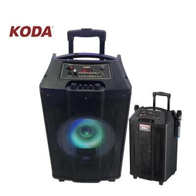 China Phone Function 10 Inch Booms Box Portable Cart Karaoke Speaker for sale