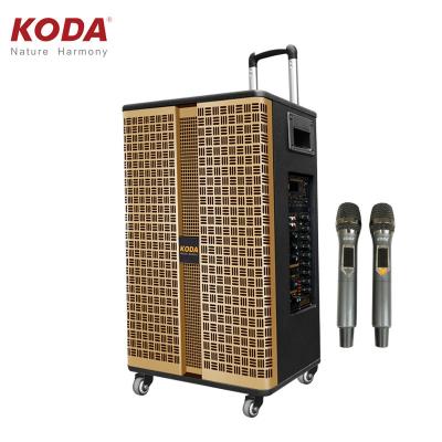 China 12 inch wireless cheap wireless karaoke cart outdoor speaker with wireless MIC for sale