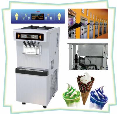 China Frozen Yogurt Soft Serve Ice Cream Maker Cone Counting Display for sale