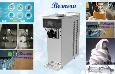 China Mini Commercial Ice Cream Machine with Single Flavor and Air Pump High Capacity Frozen Yogurt Machine for sale