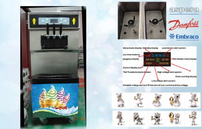 China 3 Aroma-ähnliche Taylor-Softeis-Speiseeismaschinen, Boden-Stand zu verkaufen