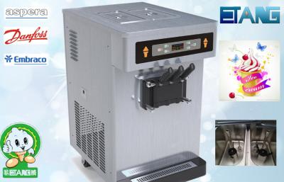 China Automatic Soft Ice Cream Vending Machine Table Top 35 L/H 3 Flavor for sale