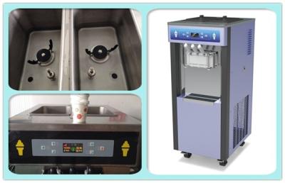 China High Efficiency Soft Ice Cream Vending Machine / Ice Cream Maker for sale