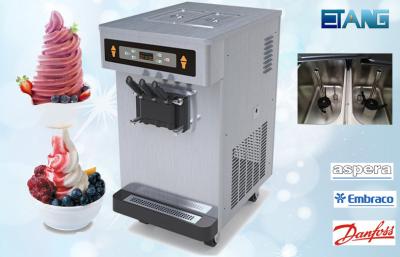 Chine Saveur douce supérieure du fabricant de crème glacée de service de Tableau 3 35 litres par heure, machine de préréfrigération de crème glacée de plan de travail à vendre