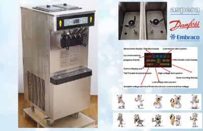 China Taylor Gravity Feed Soft Serve Freezer , Seperate Main Refrigeration System for sale