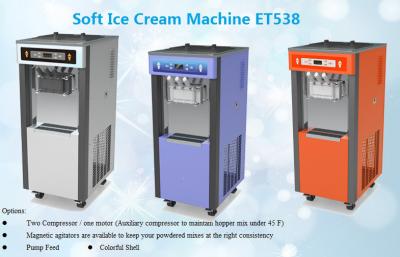 China High Capacity Soft Serve Freezer Floor Standing For Twist Ice Cream for sale