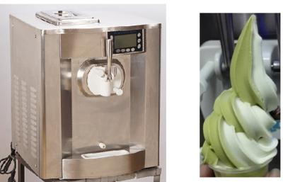 China Stainless Steel Mini Ice Cream Machine Single Flavor Continuously Dispense for sale