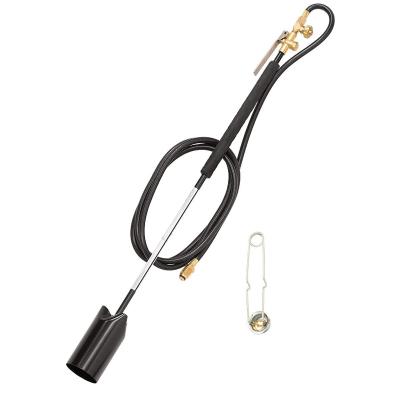 China Heavy Duty Black 500000 Btu Propane Torch Weed Burner Heater Equipment Comes With Flint Stopper for sale