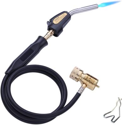 China Steel Nozzle Mapp Propane Welding Torch with Self Ignition Trigger and 1.5m Hose Fit for BBQ Food Jewelry Heating Welding for sale