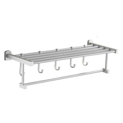 China PASSIONATE Bath Towel Rack For Bathroom 3 Tiers Ladder Towel Rails Aluminum Wall Mounted 24inch Towel Rack for sale