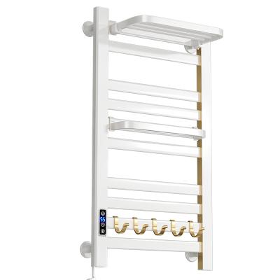 China Intelligent Heater Towel Rack Household Bathroom Electric Towel Drying Rack No Punching Rack Bathroom Rack for sale