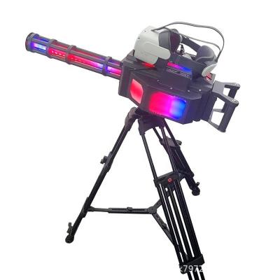 China Outdoor Park Stall Artifact VR Use Universal Glass Gatling Children's Game Shooting Gun VR Gatling Game Gun for sale