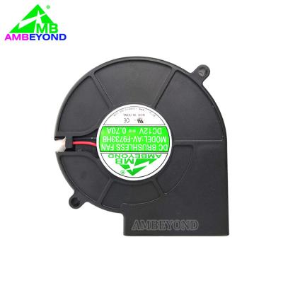 China Power Supply AMBEYOND 9733 Air Purifier 97x94x33mm DC 12v 24v Mini Blower Fan for sale