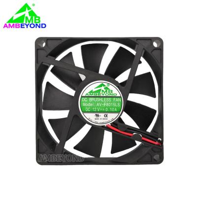 China Filter factory dc 12v 80mm 8015 80 mm 5v dual ball high quality brushless hot sale 80x80 24v 80x80x15mm 8cm axial flow fan for sale