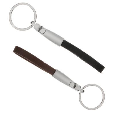 China upper end & SAHE factory price sublimation lanyard bracelet high quality leather key chain empty leather key chain strap for sale