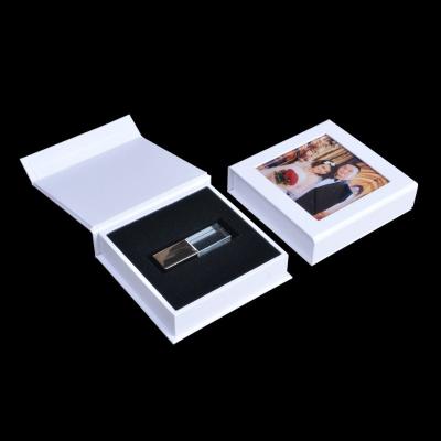 China Viable Wholesale Custom Empty USB Flash Drive Magnet Storage Packaging Gift Box for sale