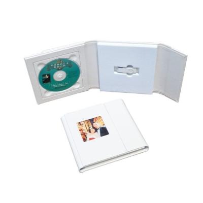 China 1 CD DVD USB packaging box leather disc for sale