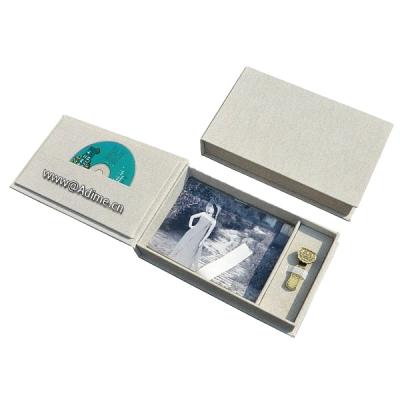 China Sustainable CD DVD Case Photo USB Box for sale