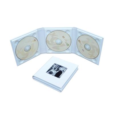 China Magnet Closure Wedding Leather CD DVD Case For Photographer for sale