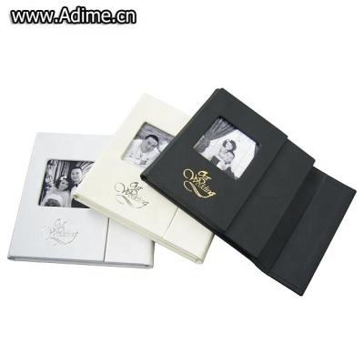 China Magnet Closure PU CD DVD Disc Case Holder Leather Fitting Box Cover, 2Picture 1Disc for sale