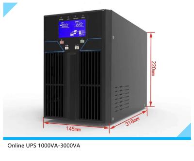 China High Frequency Online UPS 1KVA 800W 900W 220/230v ECO Single Phase Security/Monitoring/Alarm System for IT Department for sale