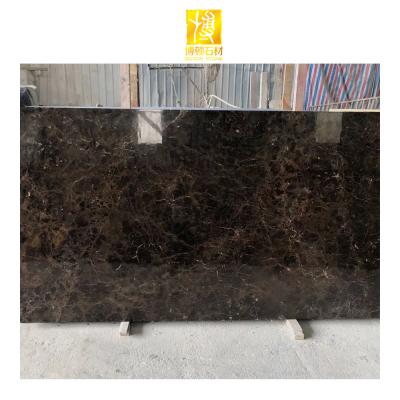 China Large Slab Modern Dark Color Marble Black And Natural Marble Flooring Coffee Flooring Stone for sale