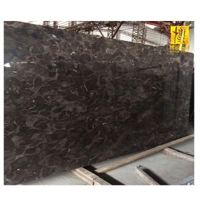 China Modern dark CHINESE brown marble emperador tile marble floor tiles /custom cut marble for sale