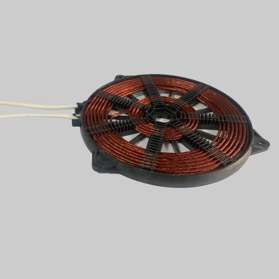 China Household Factory Induction Cooker Coil Resistance Heating Coil Accessory 3000w Electric Copper Coil For Induction Cooker for sale