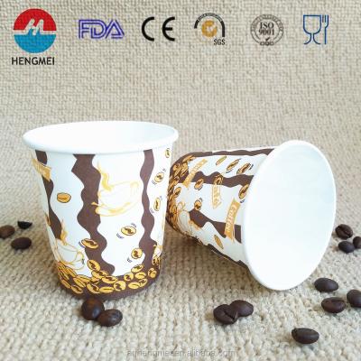 China Custom Single Wall Cheap Price Coffee Paper Cup 6 Ounce for sale