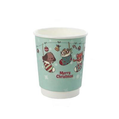 China Promotion Disposable Custom Advertising Paper Cup For Coffee for sale