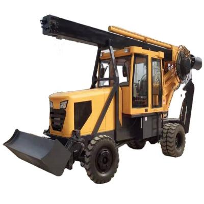 China Construction worksÂ   piling trailer mounted drilling rig for sale