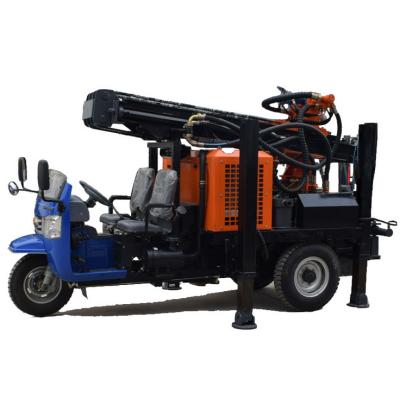 China BDM-200TT Water Well Model Tricycle Mounted DTH Water Well Drilling Rig for sale