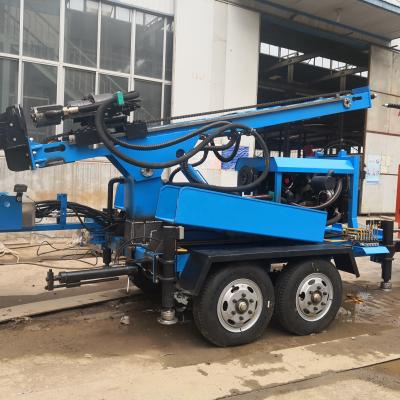 China Water Well Drilling Work BTLY-400 Model Trailer Mounted Water Well Drilling Rig for sale