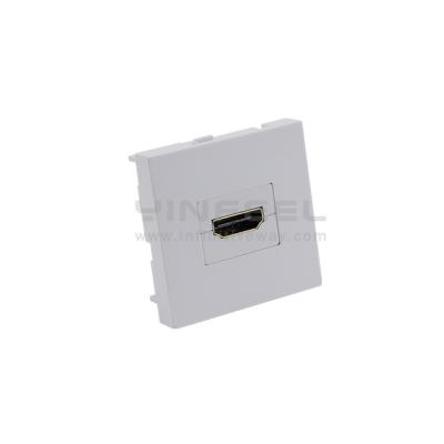 China Commercial/Industrial/Hospital Easy-Install and Insert Type PDU 3-PIN High Definition Multimedia Plug In Socket Module for Wall and Floor and Table Socket Housing for sale